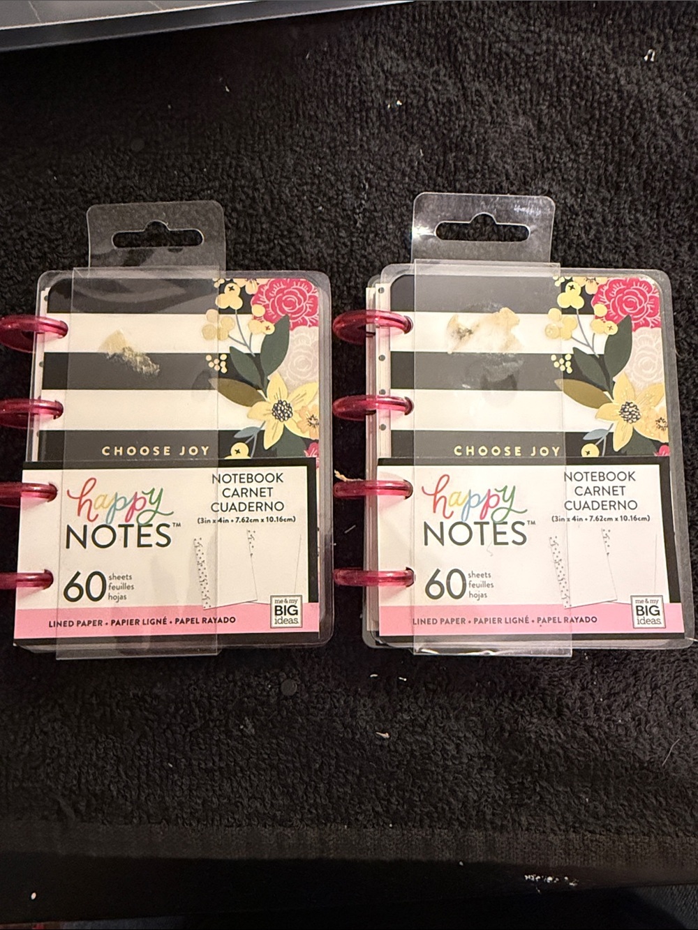 2 Happy Notes Mini Notebook - Lined paper